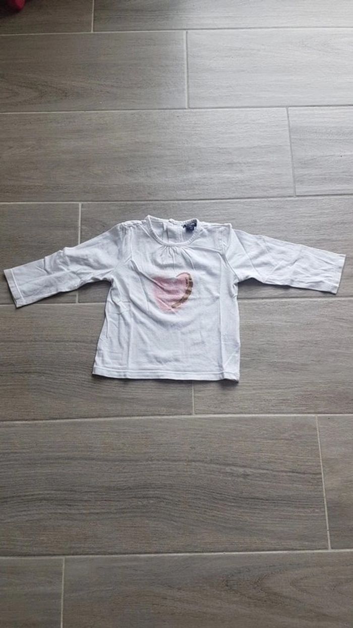 T-shirt manches longues Kiabi 12 mois
