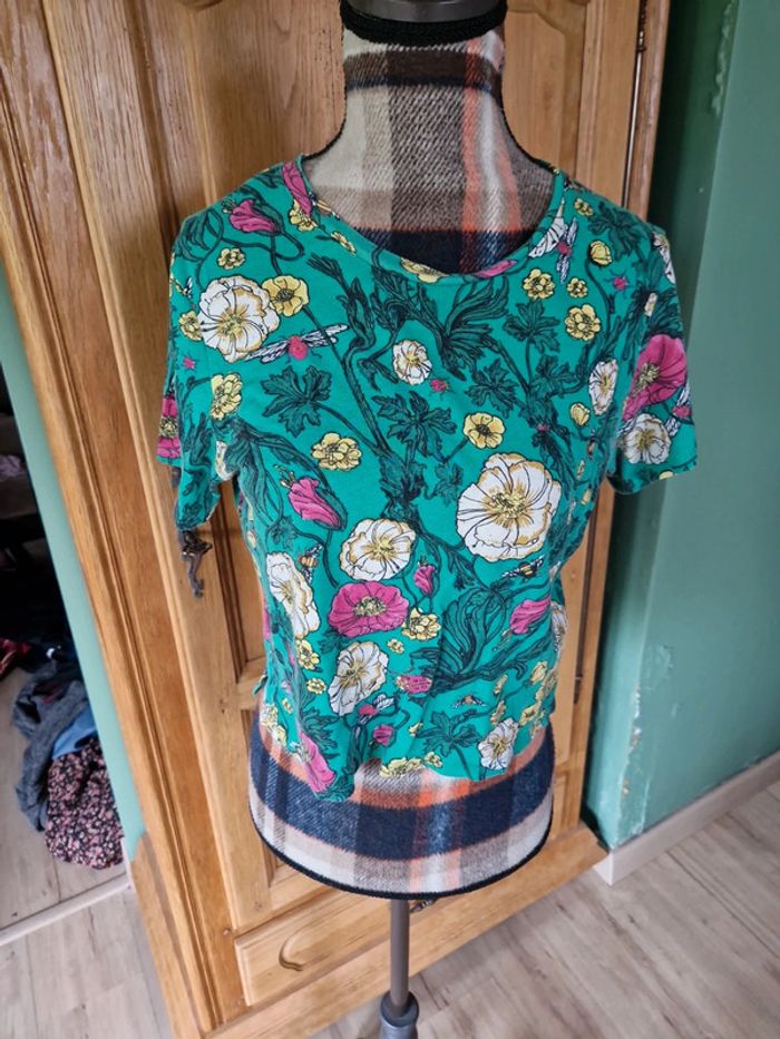 T-shirt monki taille s cropped - photo numéro 2