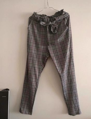 Pantalon à carreaux shein L