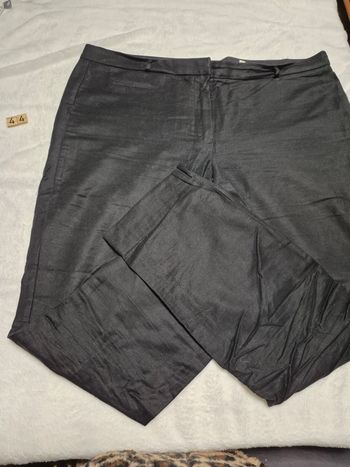 Pantalon droit noir camaïeu T44