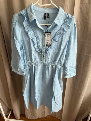 Robe veromoda gaze de coton taille M(38)