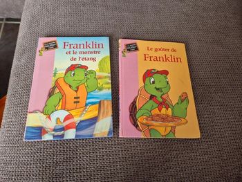 Lot 2 livre Franklin bibliothèque rose