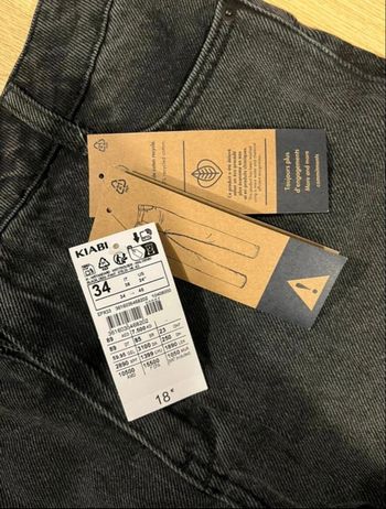 Pantalon noir Straight 