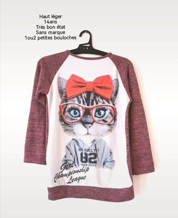 Pull fin fille 14 ans