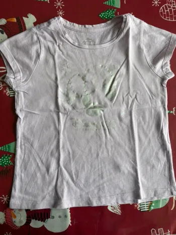 Teeshirt violet Minnie 100 ans disney 5 ans
