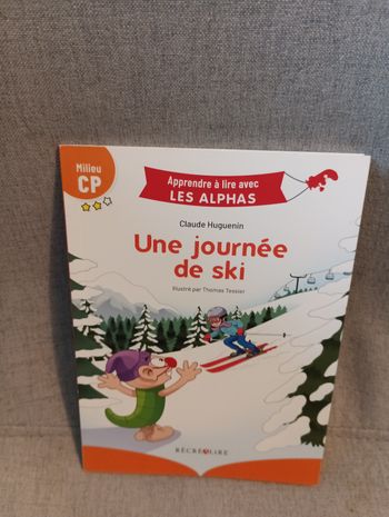 Livre CP les alphas une journée au ski