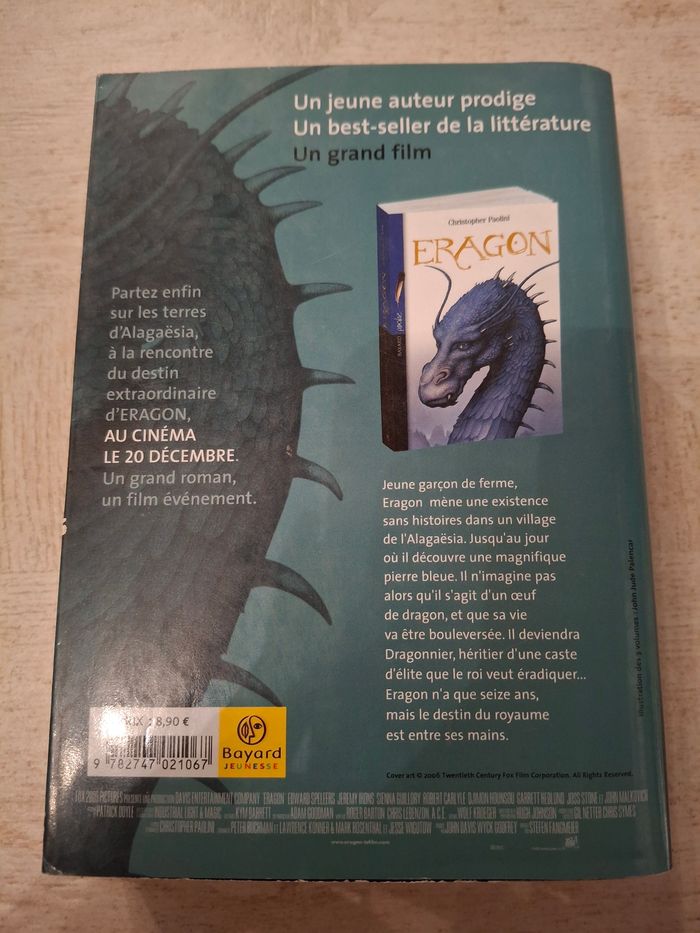 Livre Eragon - photo numéro 3
