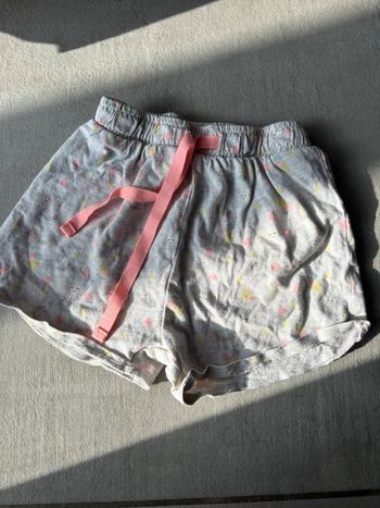 Short fille gris clair Tape à l’œil motifs arc-en-ciel & glace