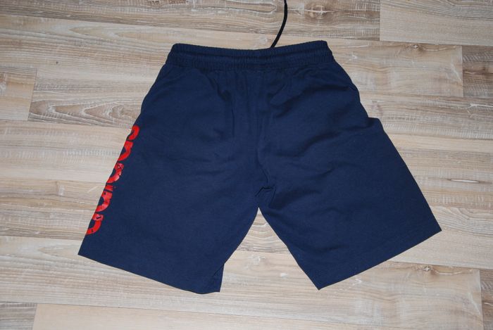short coton garçon 9-10 ans adidas bleu - photo numéro 2