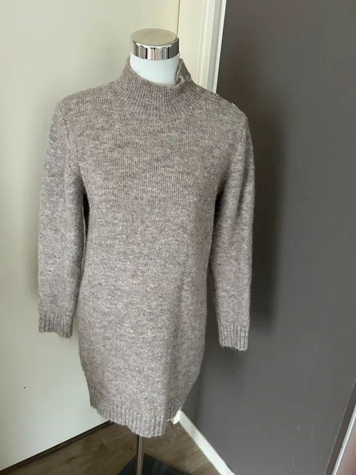 Peace and Love robe pull pour l’hiver, femme taille unique