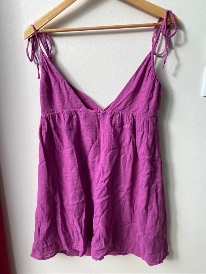 Robe pull & bear fuschia - photo numéro 3