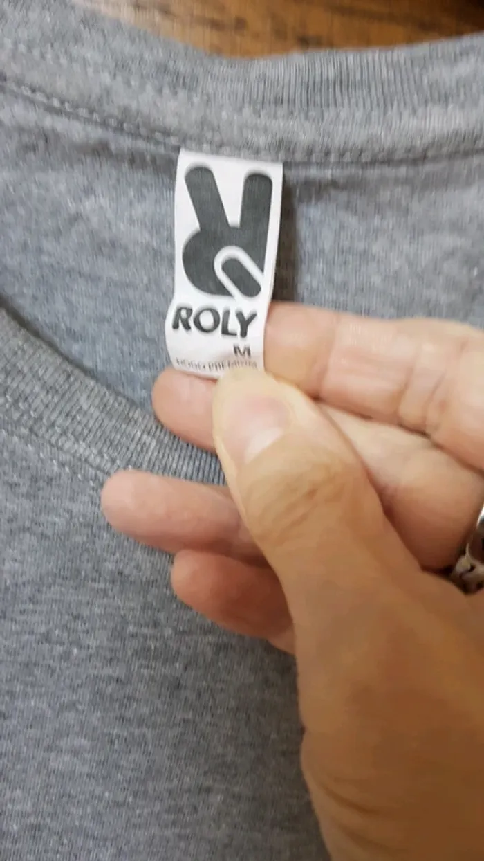 Tee-shirt gris Roly - photo numéro 2