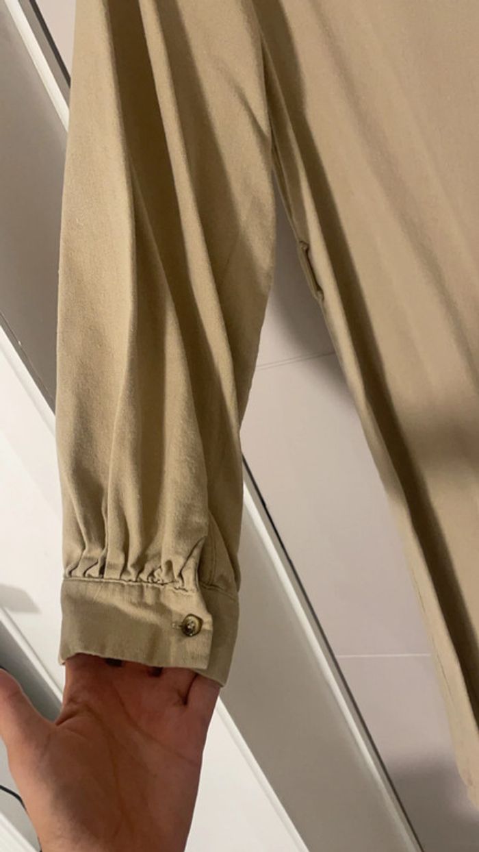 Robe-chemise kaki clair Hangar 86 – taille L - photo numéro 4