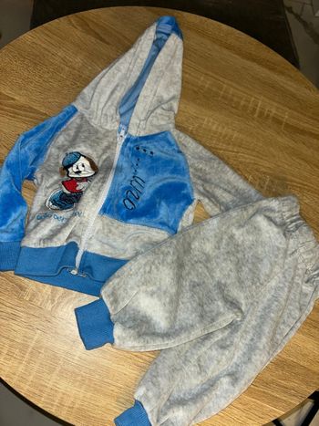 Ensemble bébé veste avec pantalon 6/9 mois excellent état