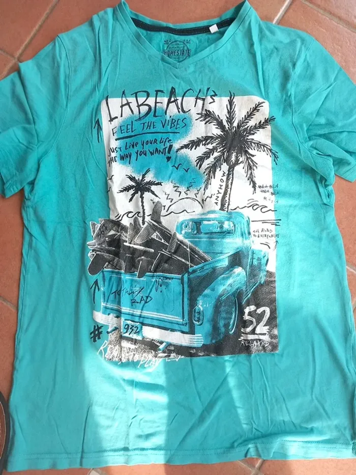 Lot de t-shirts col en V - photo numéro 3