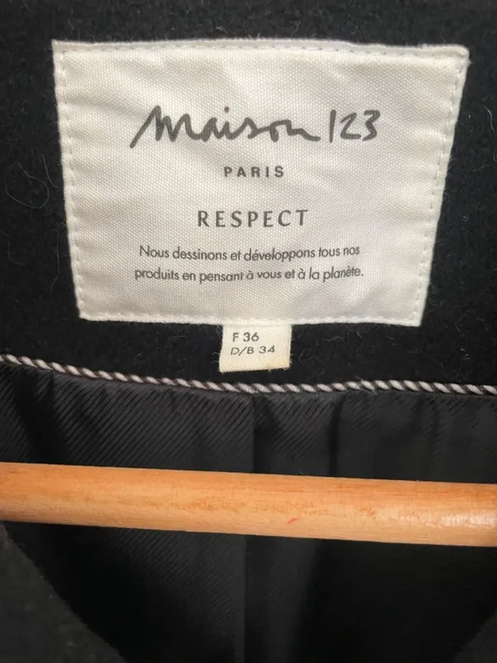 Manteau Maison 123 T36 NEUF - photo numéro 2