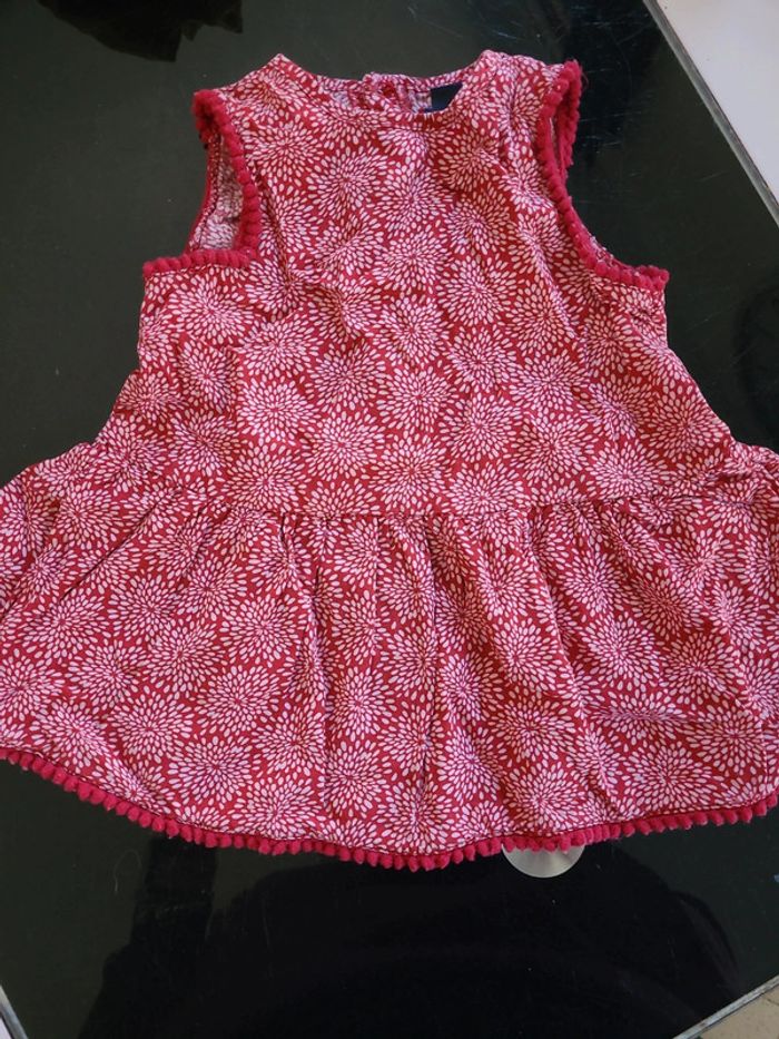Petite robe rouge et blanche - photo numéro 2
