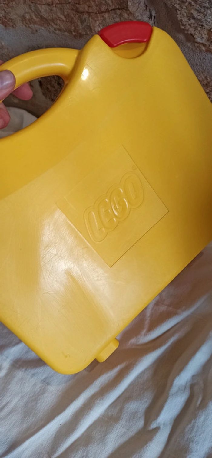 Valisette de rangement jaune pour briques lego - photo numéro 2