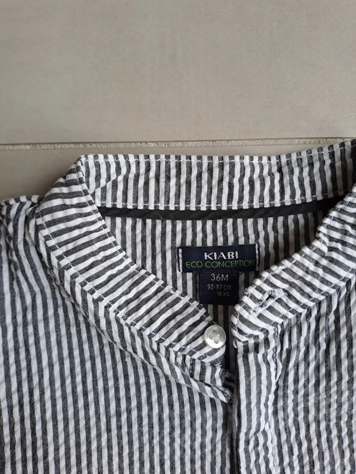 Chemise col Mao 36M Kiabi - TBE - photo numéro 2
