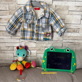 Veste moumoutée / polaire - T3mois - Tisaia