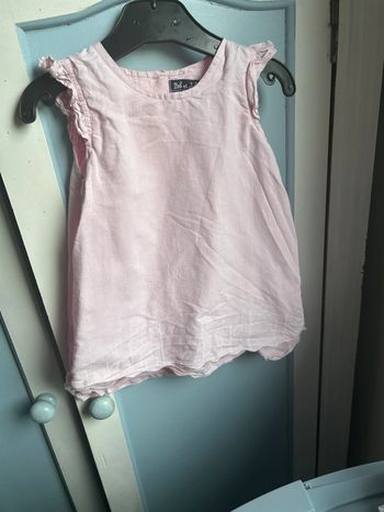 Robe rose , bob et Julie , 12 mois
