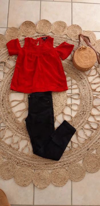 Pantalon noir slim Pimkie