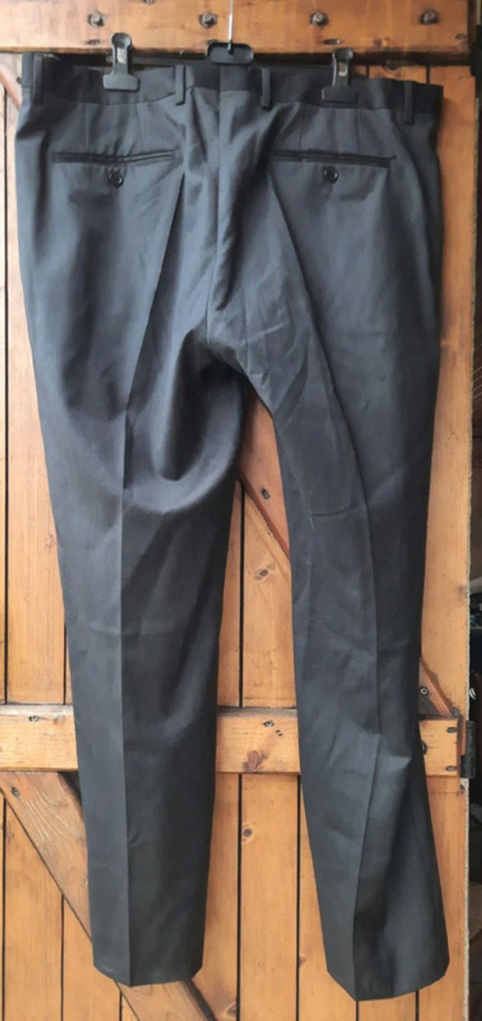 Pantalon de costume gris foncé taille 52 - photo numéro 3