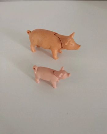 Playmobil lot animaux cochon et son petit porcelet