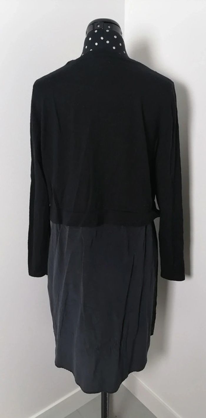 Robe 2 en 1 Laine et soie noir Taille M Cos - photo numéro 4