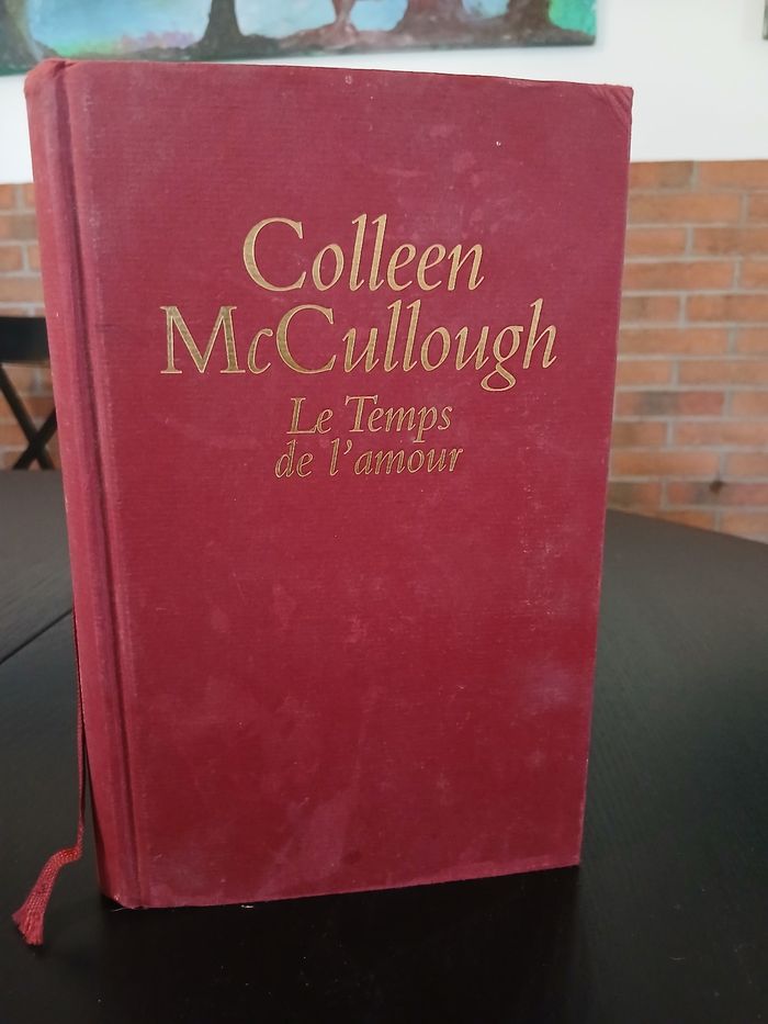 Roman vintage Le Temps de l'amour de Colleen McCullough - photo numéro 2