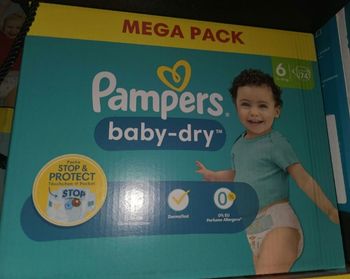 Pampers t6 74 couches
