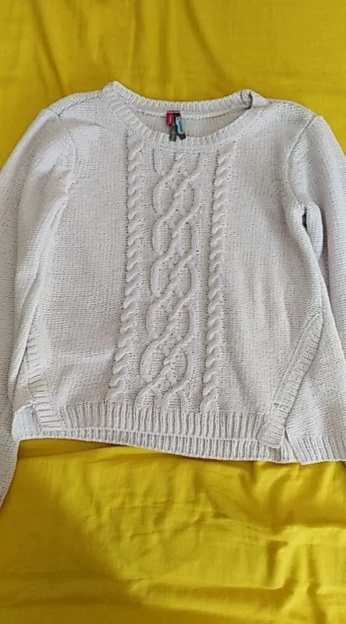 Pull beige Orchestra taille 8 ans