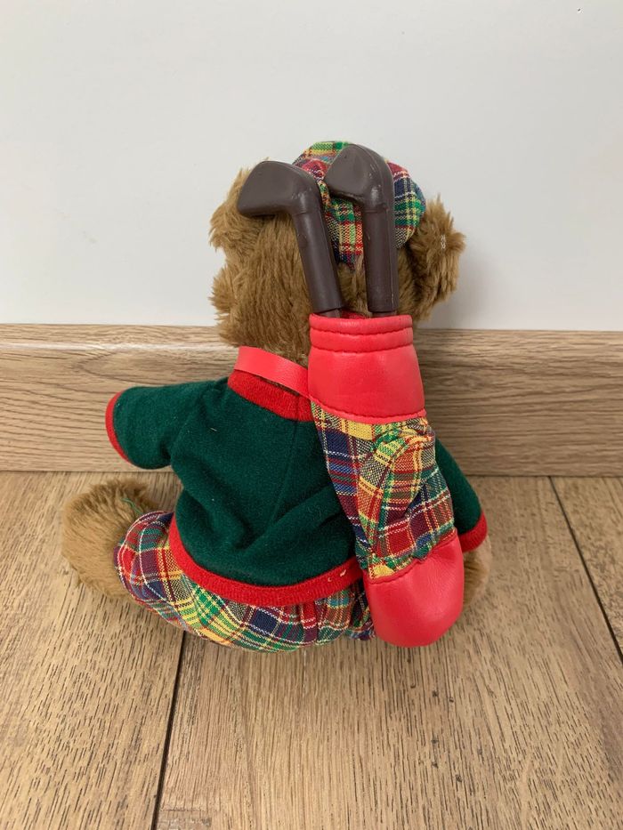 Peluche Teddy -  Le Golfeur – hauteur 20 cm - photo numéro 2