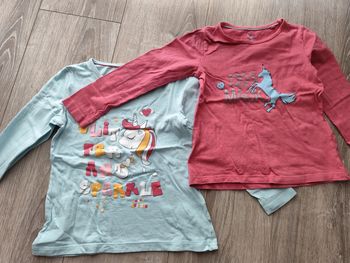 Lot de 2 t shirts à manches longues