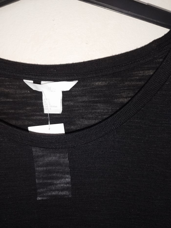 T-shirt noir manches courtes - photo numéro 2