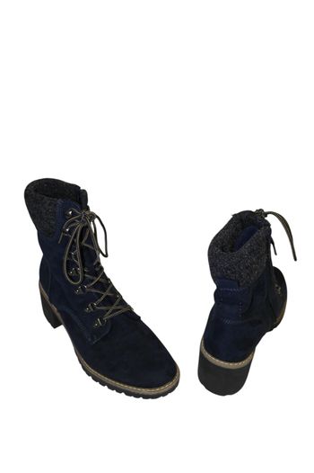 Superbes bottines à lacets bleu marine Landrover - Taille 42 FR / 8 UK - Talon 6 cm (2,4 inches)