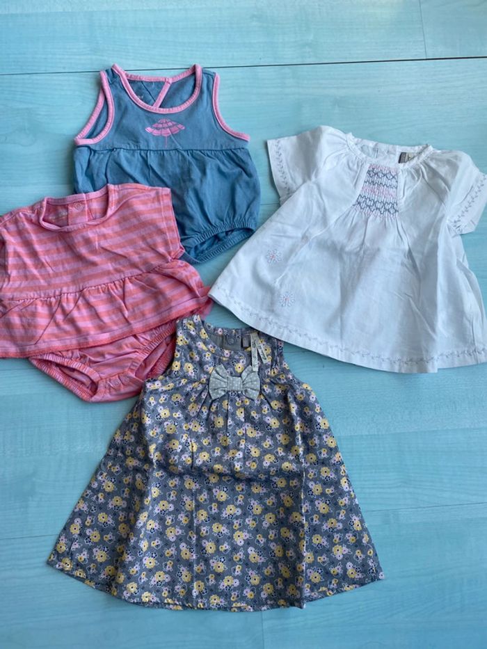 Lot de vêtements été fille 1 mois