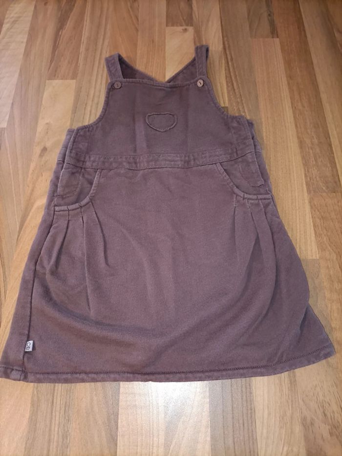Robe salopette marron obaibi 18 mois