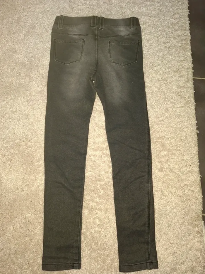 Jegging jean extensible noir 10 ans Neuf - photo numéro 3