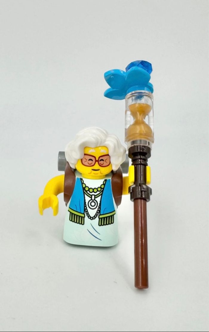 Lego Figurines Dreamzzz : Mme Castillo (visage double), sac à dos brun et argenté équipée - NEUF - photo numéro 2