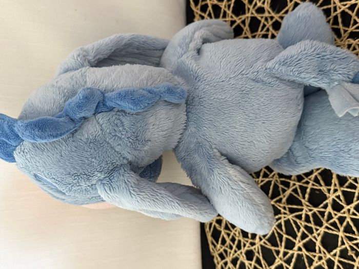Peluche Bourriquet Bleu Rose Clair Côtelé DISNEY NICOTOY - photo numéro 2