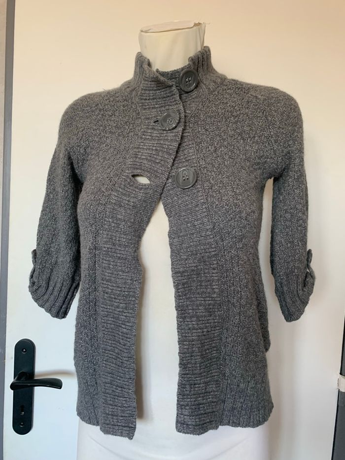 Gilet gris demi manche - photo numéro 7