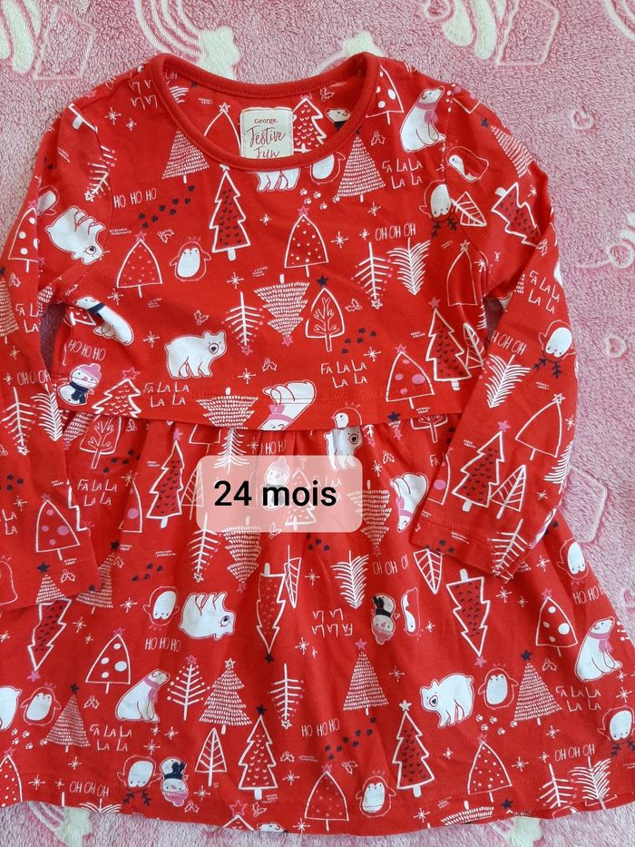 Robe de Noël 24 mois