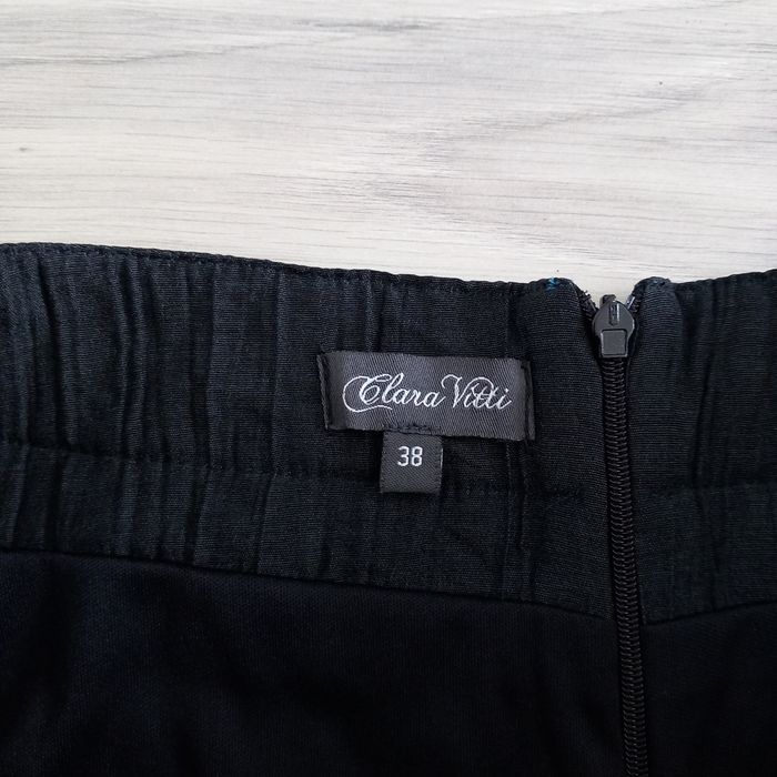 Jupe courte turquoise foncé Clara Vitti taille 38 - photo numéro 3