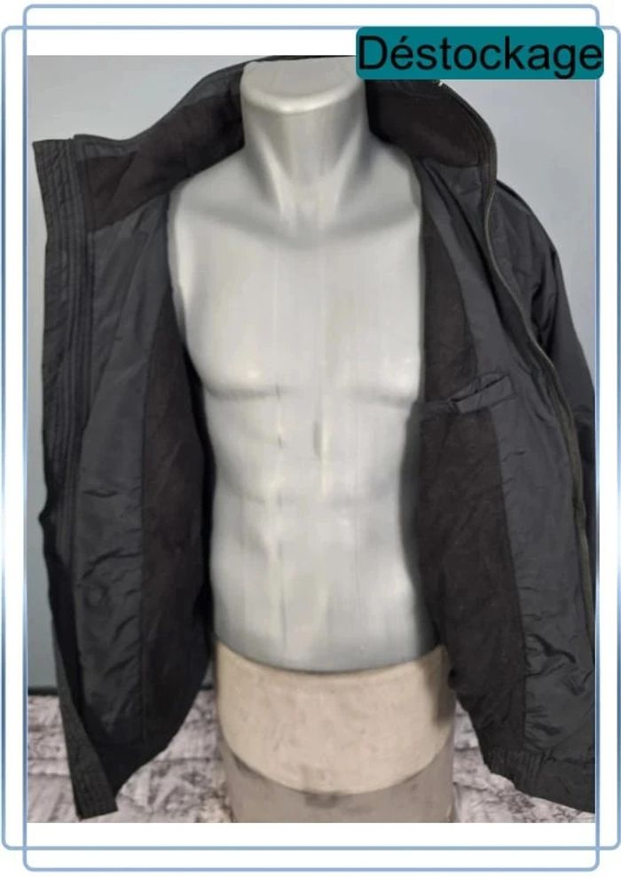 Blouson vintage umbro homme / taille L - noir brodé (245) - photo numéro 9