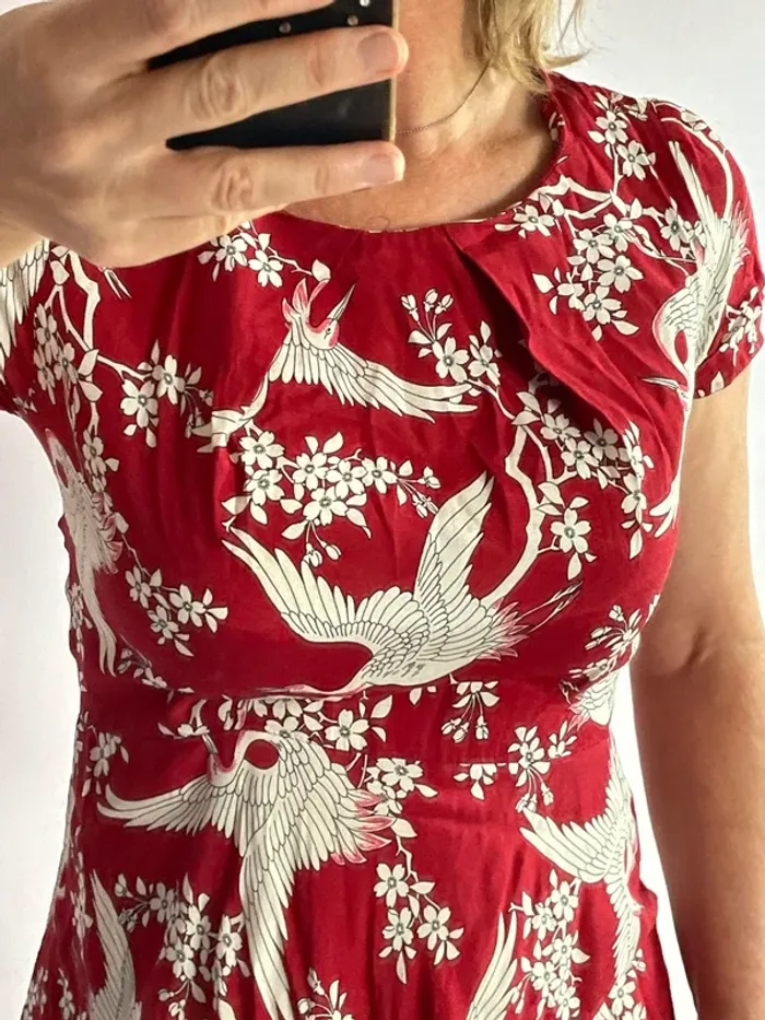 Robe oiseaux Dorothée Perkins 42 - photo numéro 2