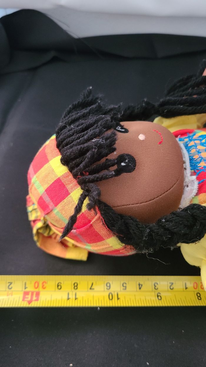 Peluche poupée Chiffon Fille Martinique - photo numéro 2