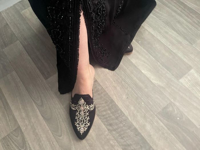 Caftan noir  perles et broderie - photo numéro 11