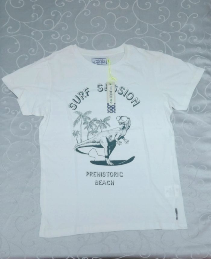 T shirt garçon la fabrique des garçons 12 ans neuf
