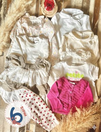 Joli lot de marque - bébé fille 6 mois 